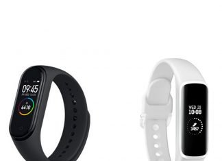 SAMSUNG GALAXY FIT E vs. XIAOMI MI BAND 4 SAMSUNG GALAXY FIT E vs. XIAOMI MI BAND 4