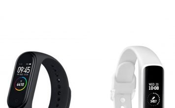 SAMSUNG GALAXY FIT E vs. XIAOMI MI BAND 4 SAMSUNG GALAXY FIT E vs. XIAOMI MI BAND 4